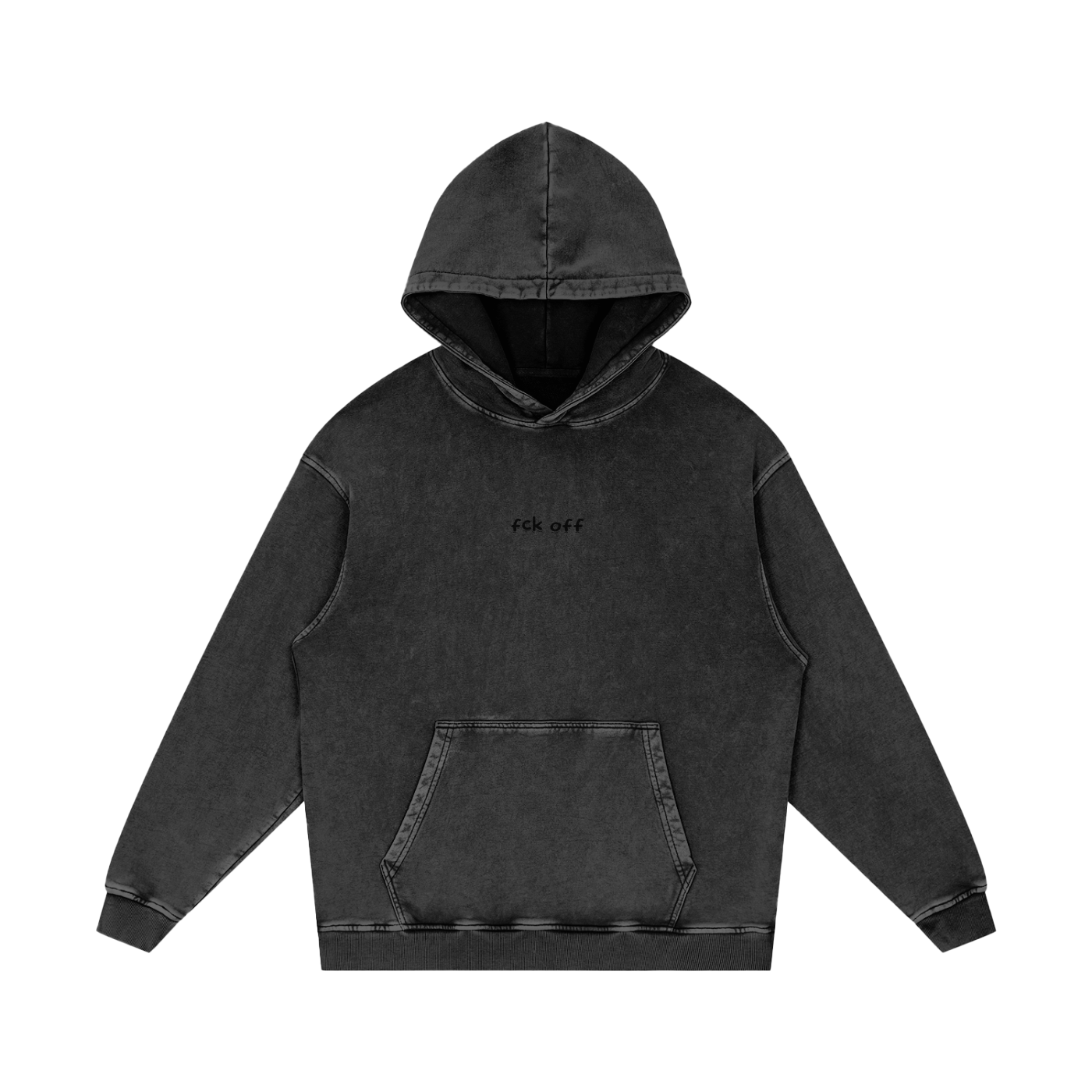 fck off oversized hoodie