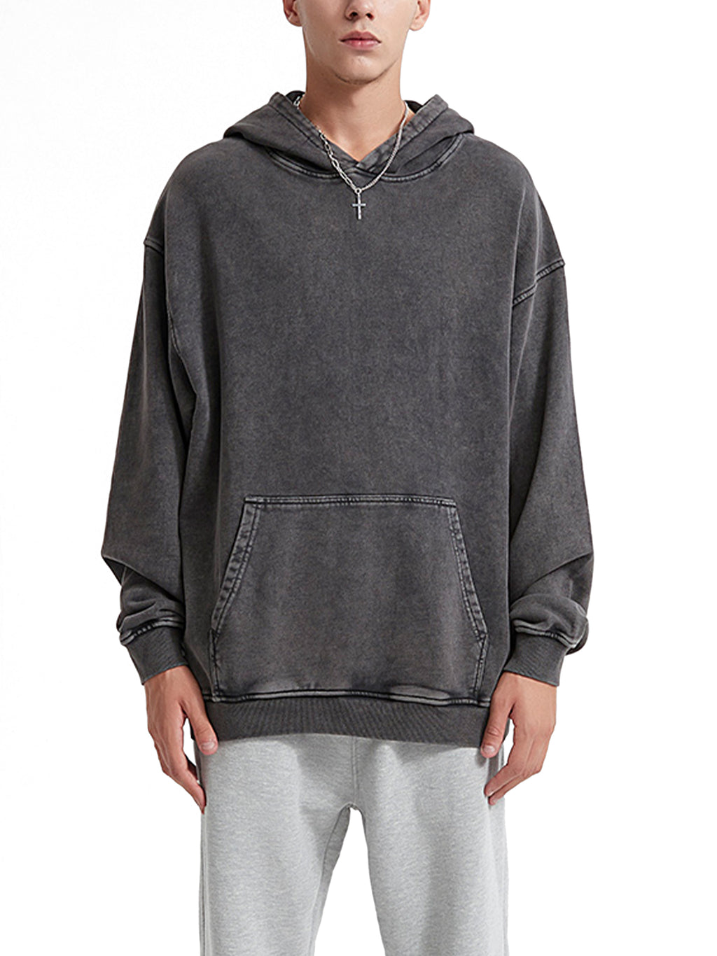fck off oversized hoodie